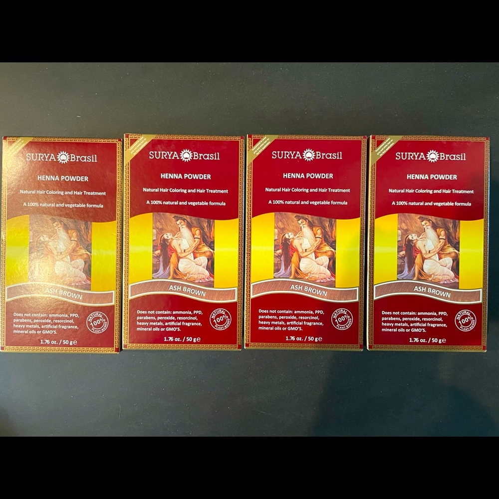 Surya Brasil Henna ash brown - 4 boxes